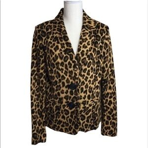 WD.NY LEOPARD BLAZER Size 8